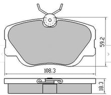 DP2577 EBC Greenstuff Front Brake Pads for MERCEDES-BENZ 190E 85-93