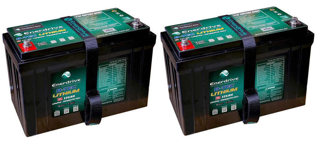 2 X Enerdrive B-TEC 12V 125Ah G2 Lithium Battery EPL-125BT-12V – E ...