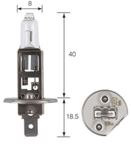 48322bl Narva 12 Volt H1 Globe