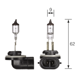 48052BL Narva 12 Volt H27 Globe