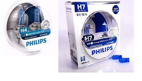 Philips H4 + H7 Diamond Vision Combo Deal for BA BF FG MK1 FALCON Low High beam