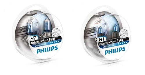 H7 H1 Philips Crystal Vision White Light LED Number Plate Rego for BMW X5 E70