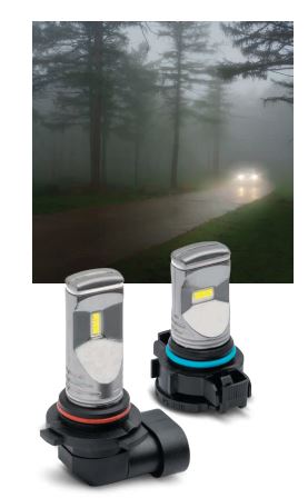 JW Speaker 990008F 12V 24V H8 H9 H11 H16 Driverless LED Fog Light Bulb Kit
