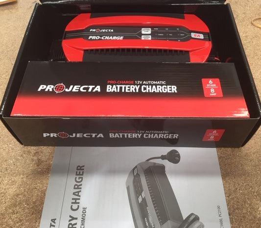 Projecta 12V AUTOMATIC 8A 6 STAGE BATTERY CHARGER - PC800 – e-Revolution