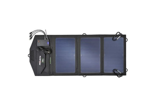 PROJECTA 15W Personal Folding Solar Panel with Powerbank PP15