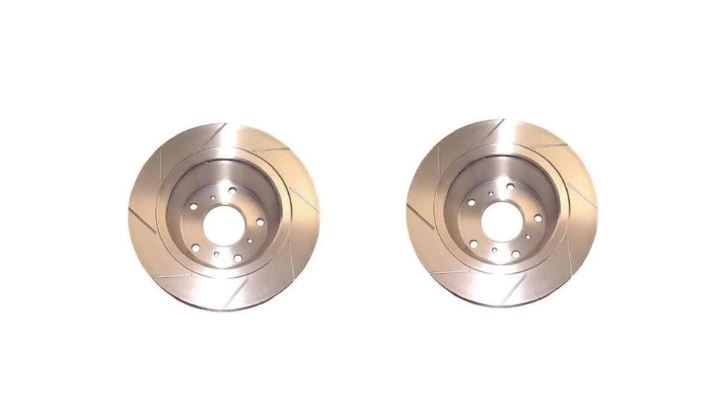 Rear Pair Slotted Disc Rotors 332mm for Holden HSV VZ Clubsport R8 GTO