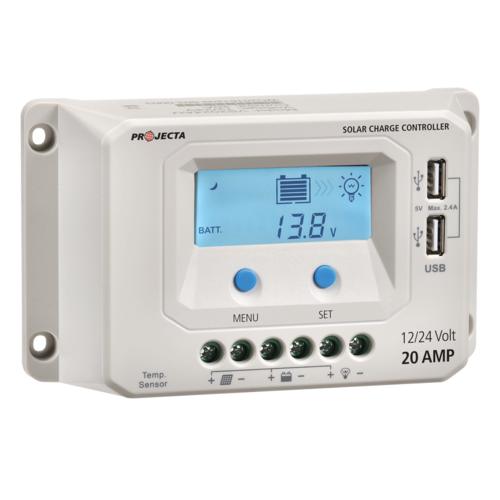 Projecta SC220 Automatic 12/24V 20A 4 Stage Solar Charge Smart Controller