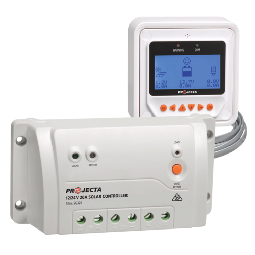 Projecta SC320D Automatic 12/24V 20A 4 Stage Solar Charge Premium Controller wit
