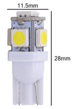 10 x YELLOW T10 W5W LED Bulb 5 SMD LED Super Bright wedge Lights bulbs Lamps 12V