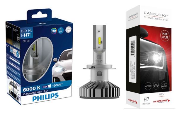 PHILIPS H7 X-treme Ultinon LED Low Beam Headlight KIT for Holden